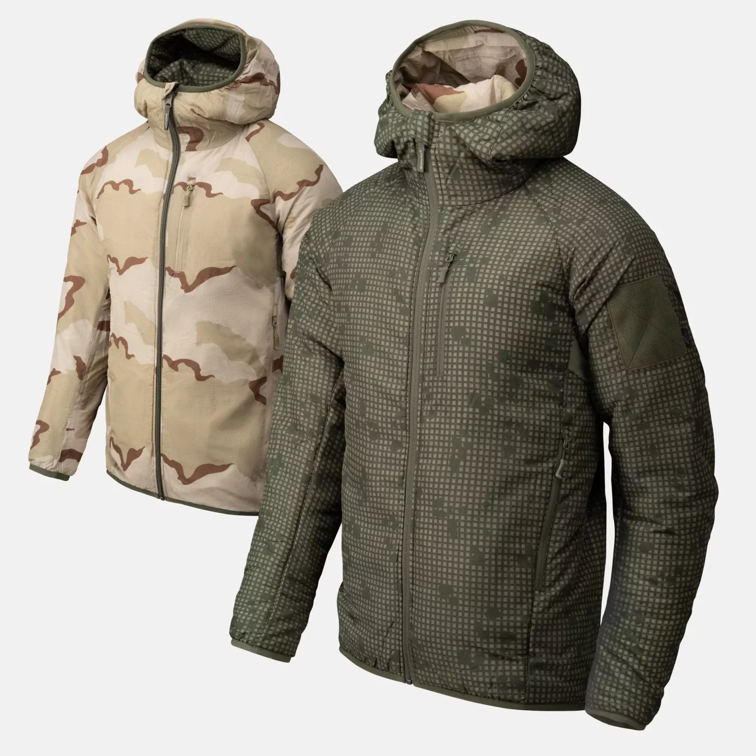 Двусторонняя утеплённая куртка с капюшоном Helikon-Tex Reversible Wolfhound Hoodie Jacket, фото 2