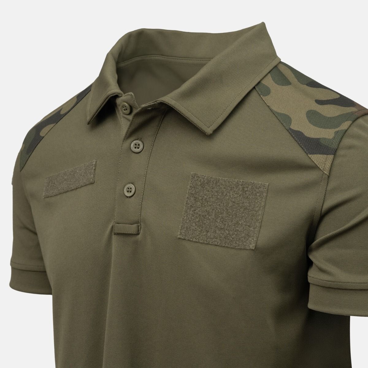 Военная рубашка-поло (Military Polo Shirt) — детали кроя