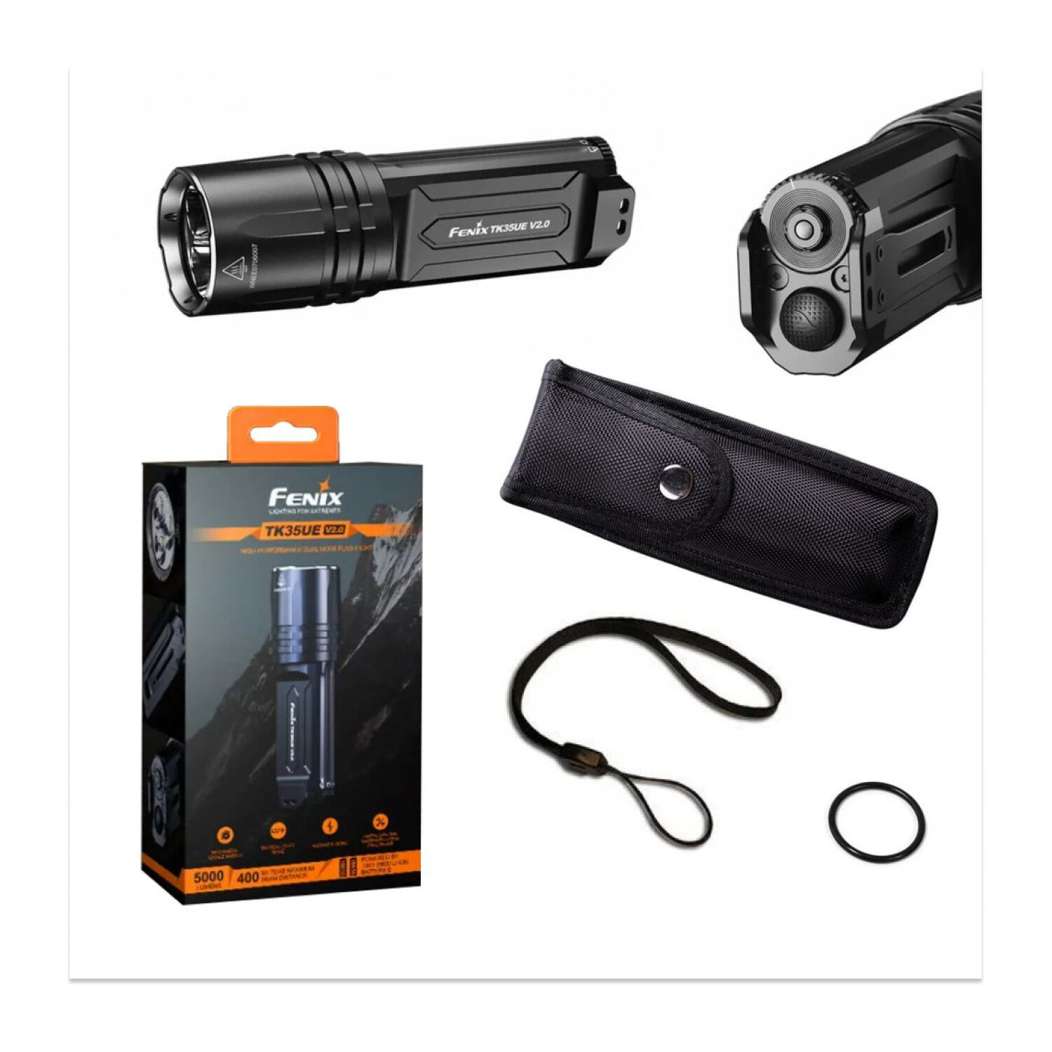 Фонарь тактический Fenix TK35UEV20 Multi — детали кроя