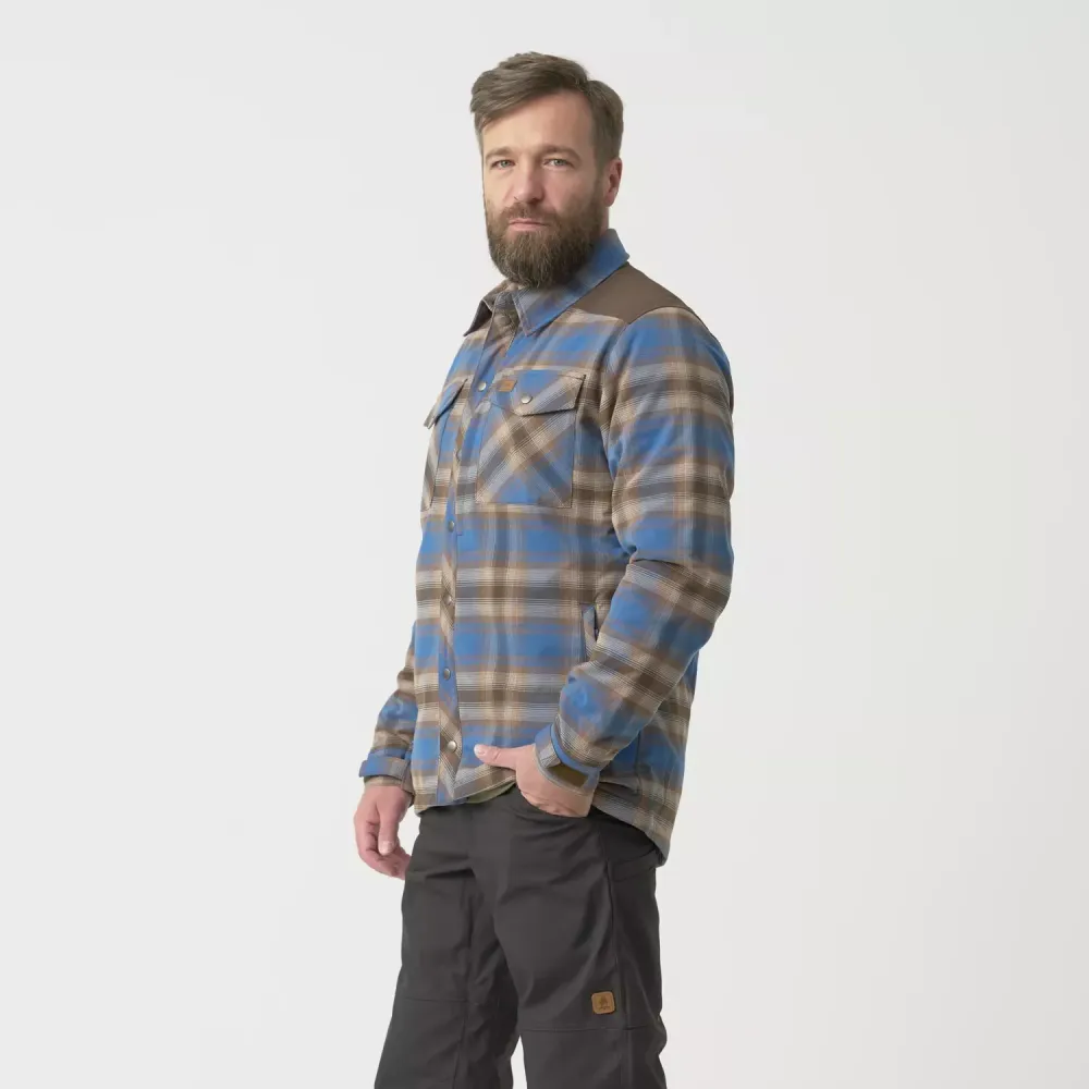 Helikon-Tex Warden Winter Shirt Forest Blue Plaid
