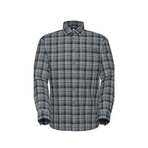 Рубашка Mammut Trovat Summer Longsleeve Shirt Marine/Strata