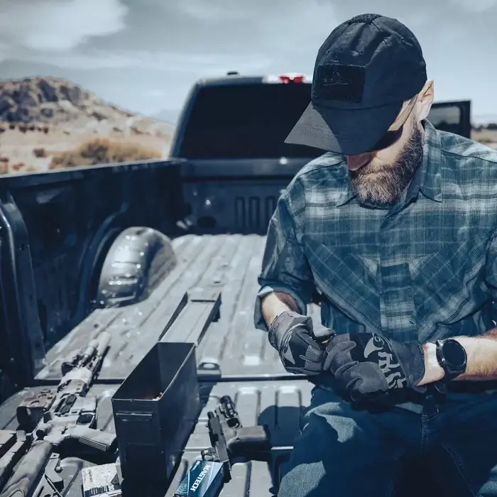 Рубашка MBDU Flannel Helikon, цвет  Western Blue Plaid