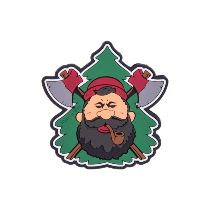 Патч "BEARDMAN BUSHCRAFT" Helikon, цвет Olive Green