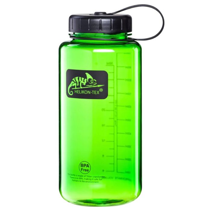 Бутыль для воды TRITAN  WIDE MOUTH Helikon (1л), цвет Green/Black