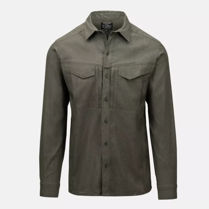 Рубашка тактическая Helikon-Tex Defender Mk2 Pilgrim для туризма и бушкрафта, длинный рукав
