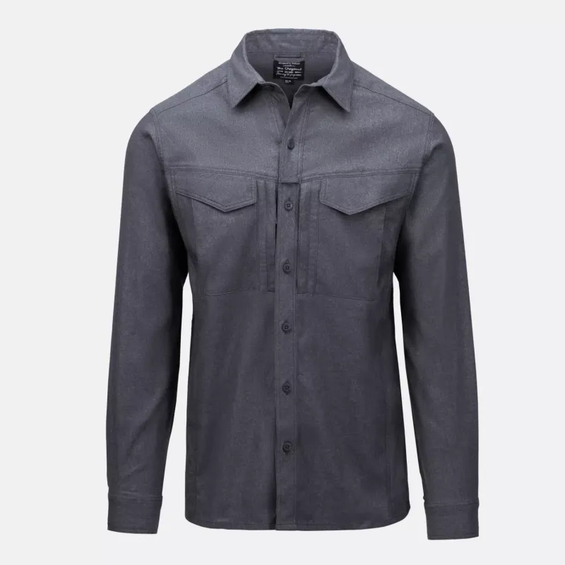 Рубашка тактическая Helikon-Tex Defender Mk2 Pilgrim для туризма и бушкрафта, длинный рукав