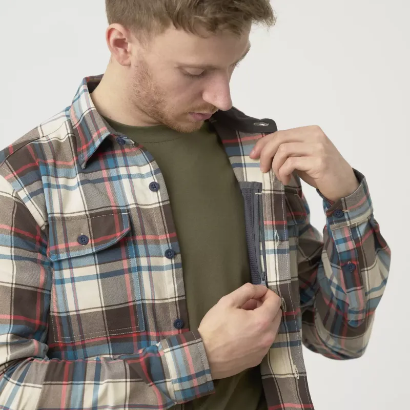Рубашка Helikon-Tex Greyman Shirt — смесовая ткань с нейлоном и волокном Sorona®