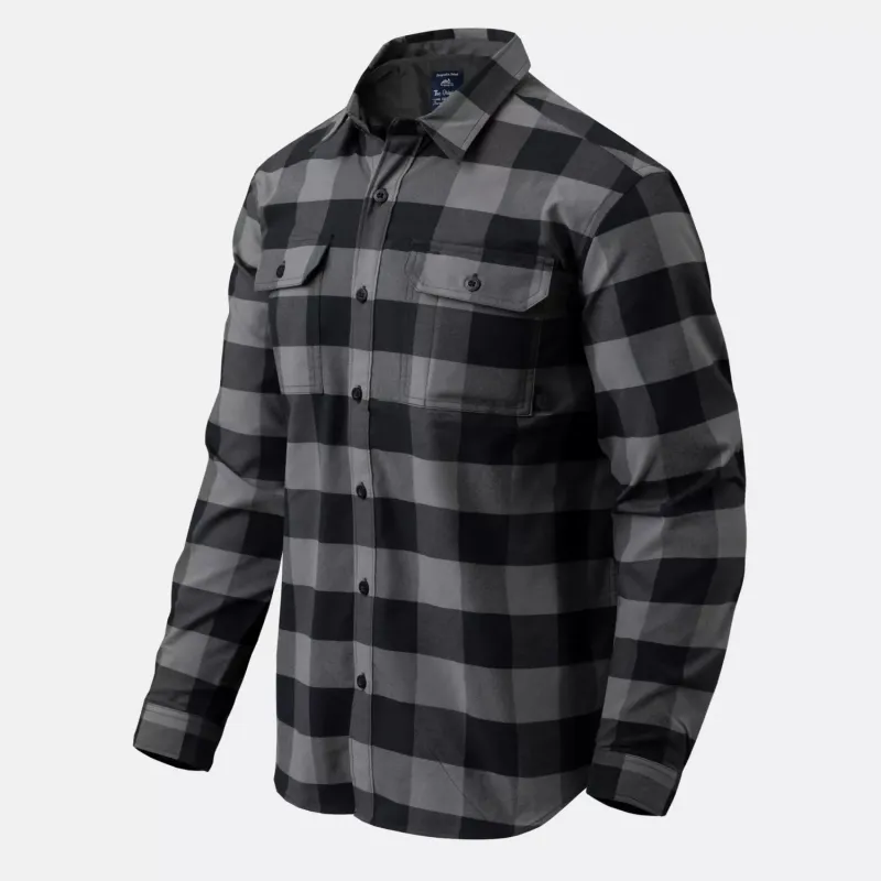 Рубашка Helikon-Tex Greyman Shirt — смесовая ткань с нейлоном и волокном Sorona®