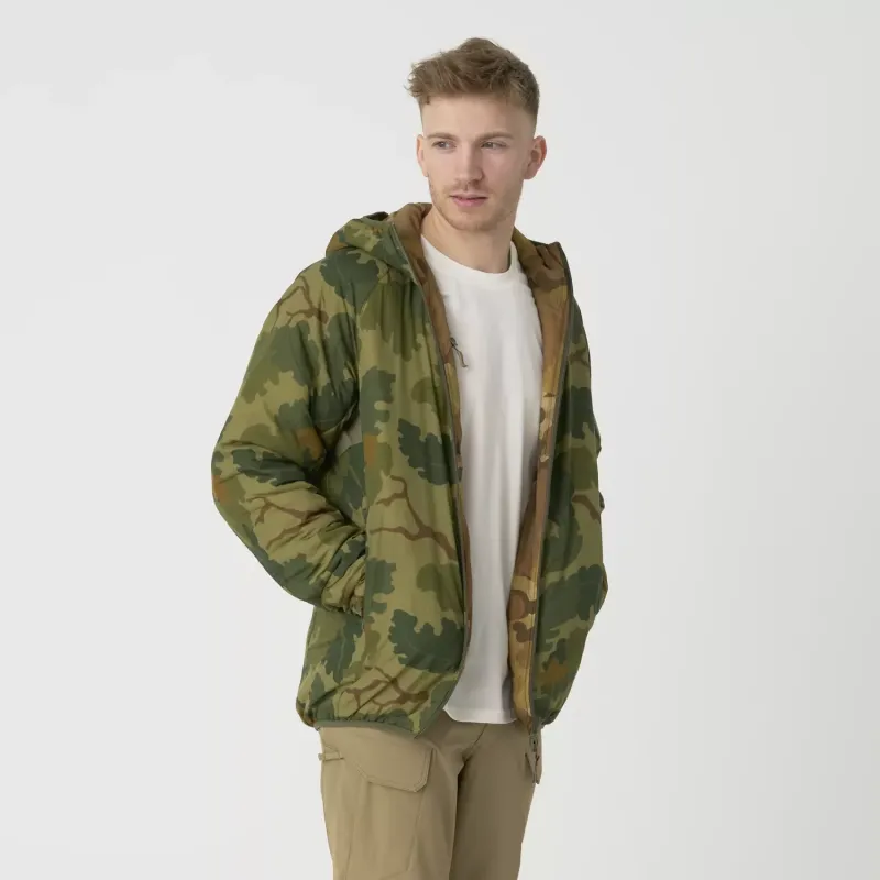 Двусторонняя утеплённая куртка с капюшоном Helikon-Tex Reversible Wolfhound Hoodie Jacket