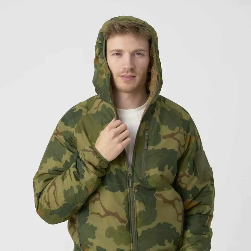 Двусторонняя утеплённая куртка с капюшоном Helikon-Tex Reversible Wolfhound Hoodie Jacket