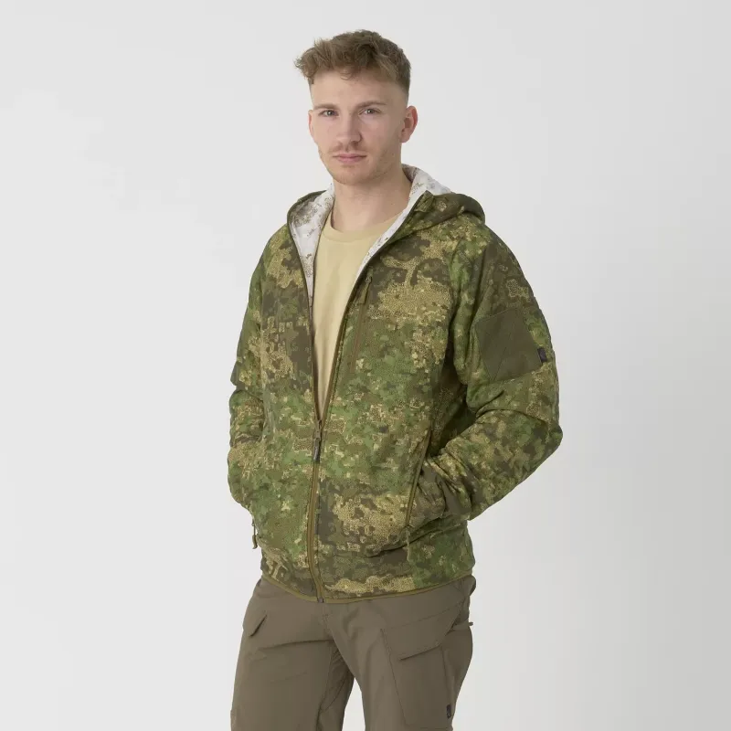 Двусторонняя утеплённая куртка с капюшоном Helikon-Tex Reversible Wolfhound Hoodie Jacket