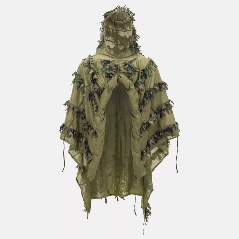 Маскировочное пончо Leaf Ghillie (Leaf Ghillie Poncho) | Helikon-Tex