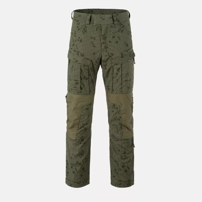 Брюки Helikon-Tex MCDU Pants — эластичная поликоттоновая ткань рипстоп, лесной/оливково-зелёный