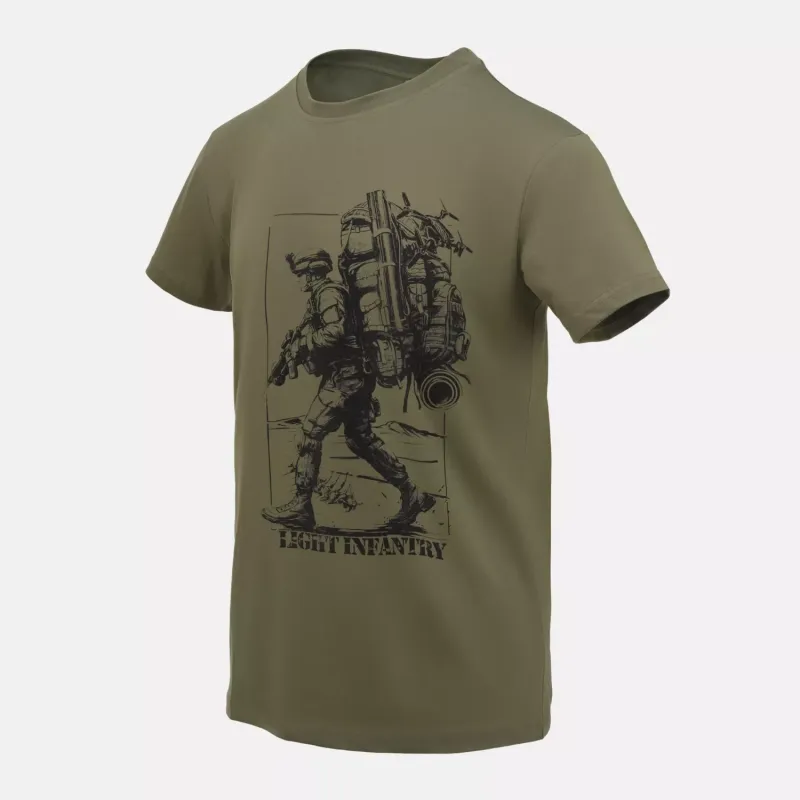 Футболка с принтом «легкая пехота» (T-shirt (Light infantry)) | Helikon-Tex