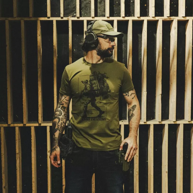 Футболка с принтом «легкая пехота» (T-shirt (Light infantry)) | Helikon-Tex