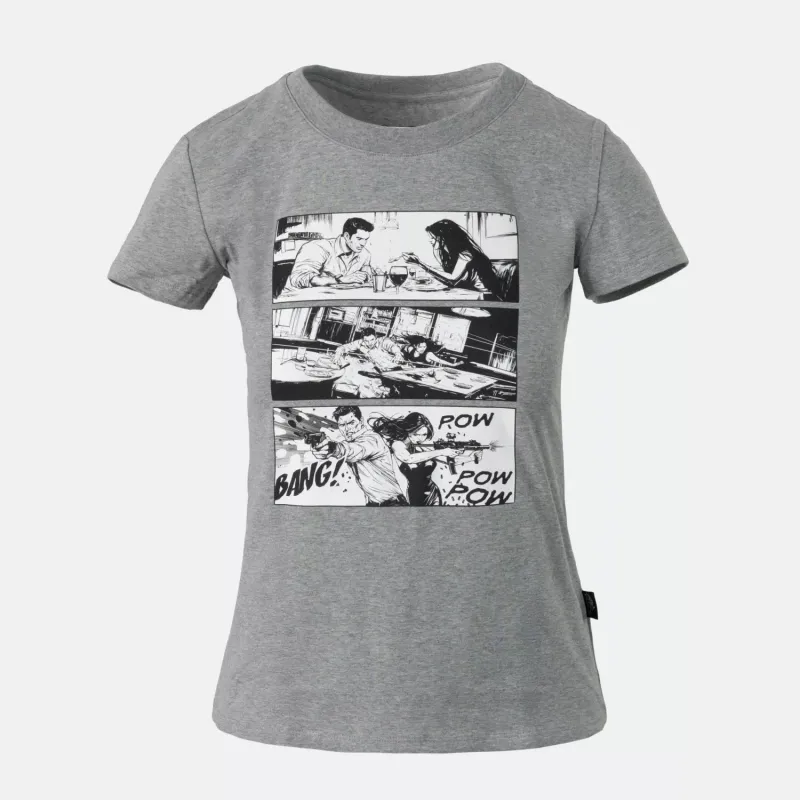 Женская облегающая футболка с принтом «для повседневной носки» (Women's T-shirt Slim (Combat date)) | Helikon-Tex