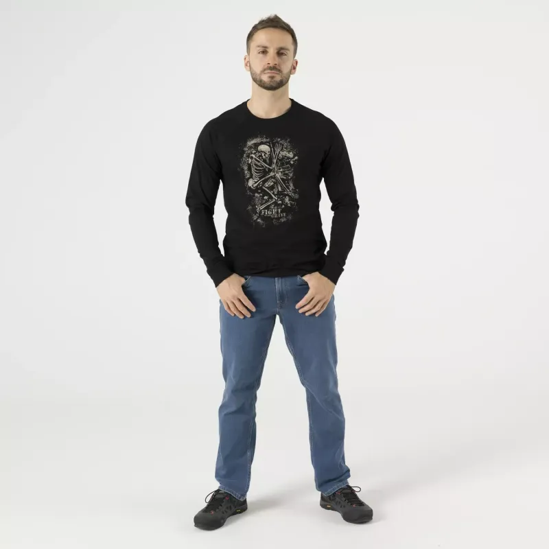 Футболка с длинным рукавом с принтом «Борьба до самой могилы» (T-shirt Long Sleeve (Fight to the grave)) | Helikon-Tex