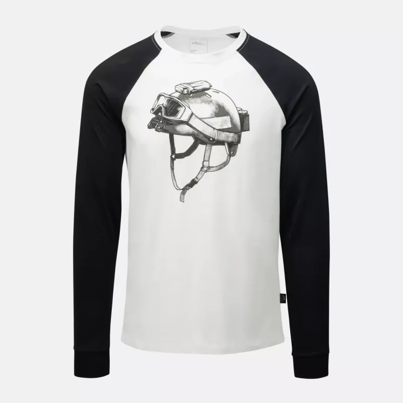 Футболка с длинным рукавом с принтом «для шлема Delta» (T-shirt Long Sleeve (Delta Helmet)) | Helikon-Tex