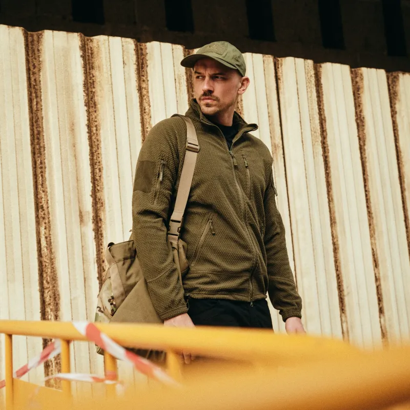 Тактическая куртка Alpha из флиса Grid Fleece (Alpha Tactical Jacket - Grid Fleece) | Helikon-Tex