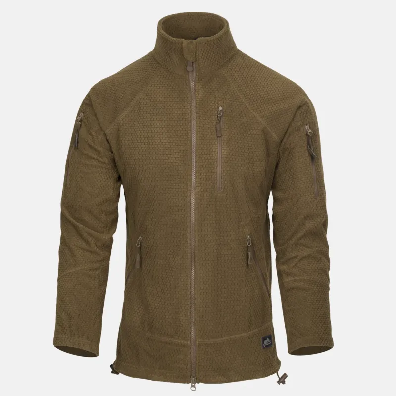Тактическая куртка Alpha из флиса Grid Fleece (Alpha Tactical Jacket - Grid Fleece) | Helikon-Tex