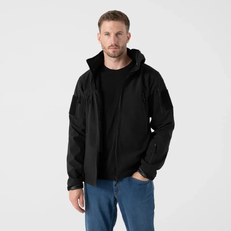 Куртка Gunfighter из ткани Shark Skin с ветрозащитой (Gunfighter Jacket - Shark Skin Windblocker) | Helikon-Tex