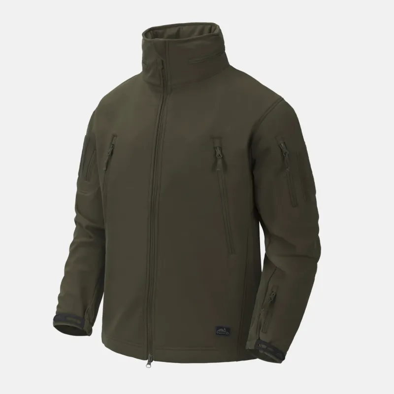Куртка Gunfighter из ткани Shark Skin с ветрозащитой (Gunfighter Jacket - Shark Skin Windblocker) | Helikon-Tex
