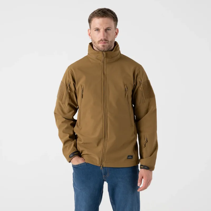 Куртка Gunfighter из ткани Shark Skin с ветрозащитой (Gunfighter Jacket - Shark Skin Windblocker) | Helikon-Tex