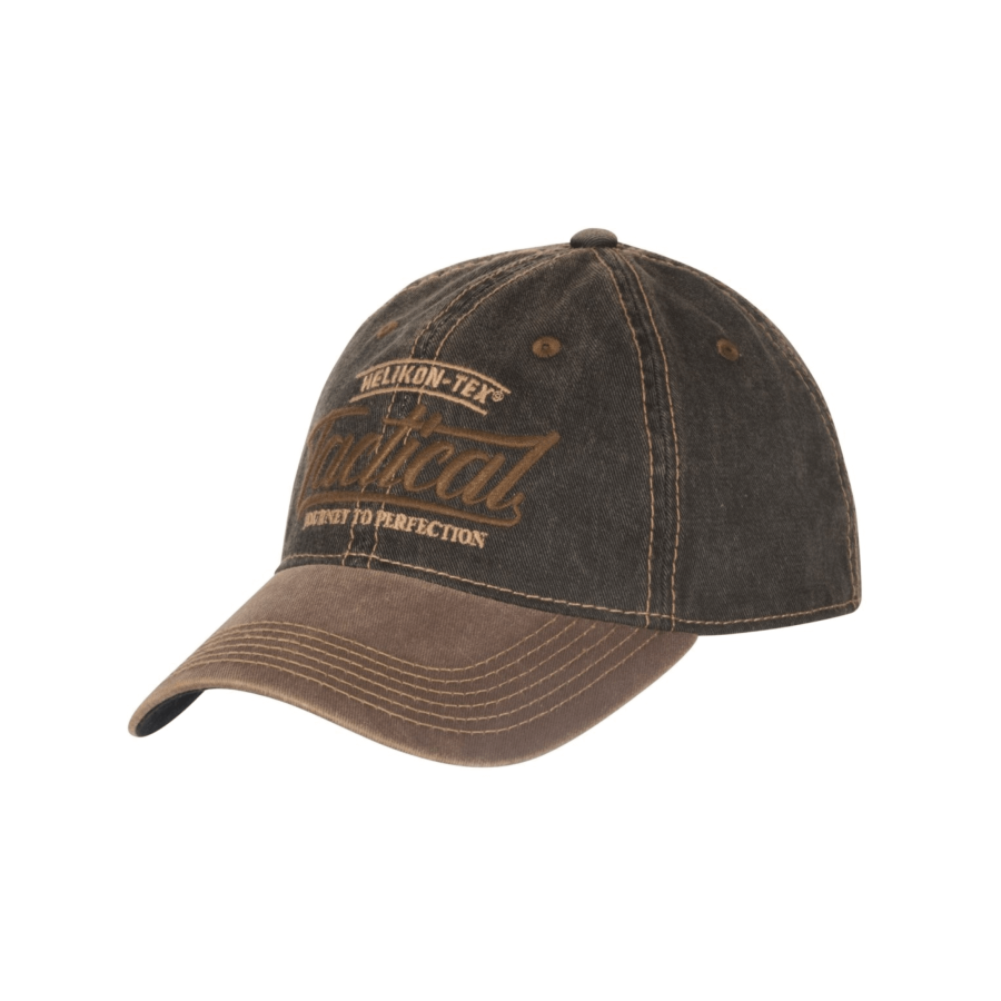 Бейсболка TACTICAL SNAPBACK Helikon, цвет  DIRTY WASHED BLACK / DIRTY WASHED BROWN D